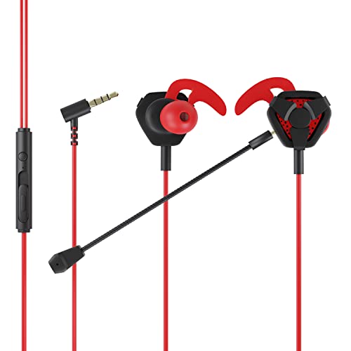 Vibez by Lifelong Gaming Earphones with External Mic| In-Ear Gaming Wired Headphones| Gaming Headset|Gaming Earphone with Detachable Microphone for PC, PS4, Mobiles, Tablets (VBGE01 Quest ,1 Year Warranty, Black)