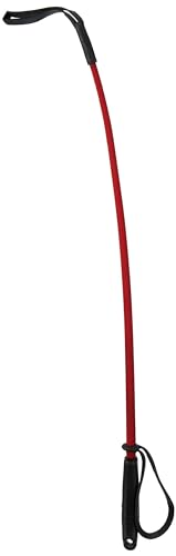 MAISY PAW Dog Training Stick I Hunter Stick for Dogs I Behaviour Training Stick for Dogs I Premium Nylon Braided I with Hand Grip Handle I(Red)