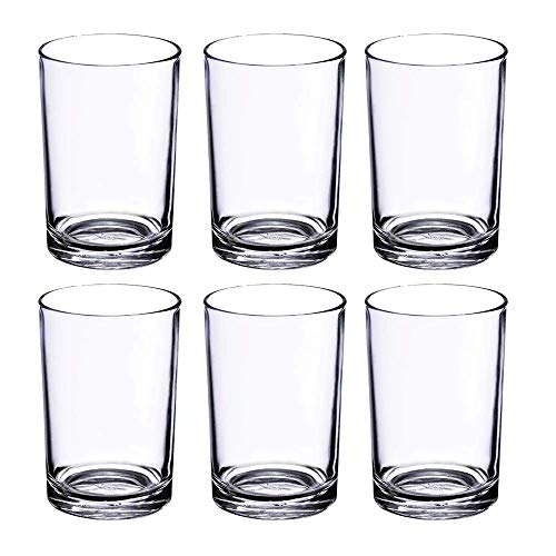 Yera Glass Tumbler – 6 Pieces, Clear, 225ml