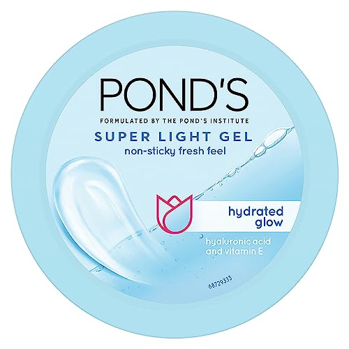 Pond’s Super Light Gel Oil Free Moisturiser With Hyaluronic Acid + Vitamin E, 200 ML