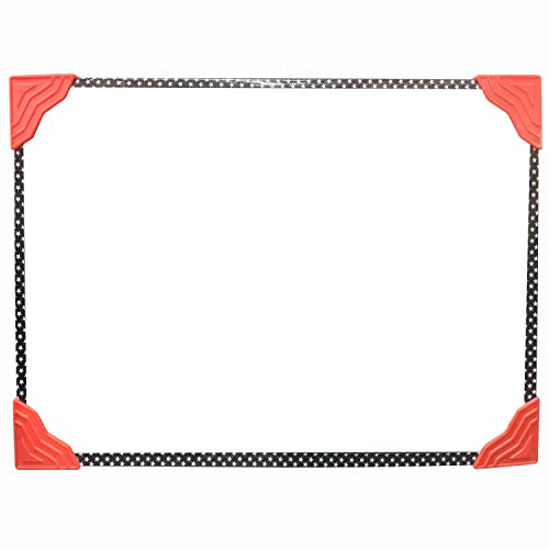 YAJNAS Non Magnetic 8 inch x11 inch Double Sided White Board and Chalk Board Both Side Writing Boards, One Side White Surface and Reverse Side Green Surface (8×11 Inches (Pack of 1)