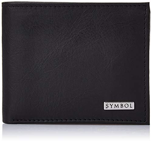 Amazon Brand – Symbol Black Leather Men’s Wallet (SY191230-0070A)