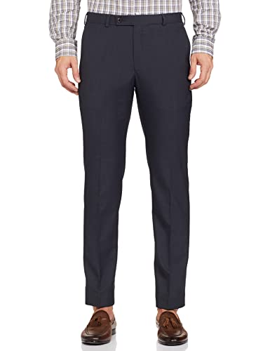 PARK AVENUE Men’s PLEATLESS Smart FIT Medium Grey Formal Trouser