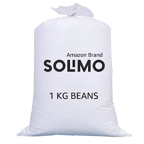 Amazon Brand – Solimo Nylon Beans Refill Pack (Fillers for Bean Bag, 1 Kg), Brown