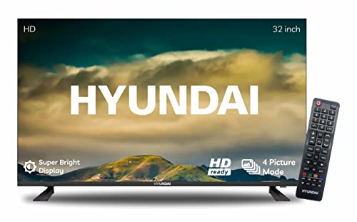 Hyundai 80 cm (32 inches) HD Ready LED TV ATHY32HDB18W (Black)