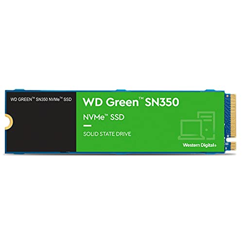 Western Digital WD Green SN350 NVMe 240GB, Upto 2400MB/s, 3 Y Warranty, PCIe Gen 3 NVMe M.2 (2280), Internal Solid State Drive (SSD) (WDS240G2G0C)