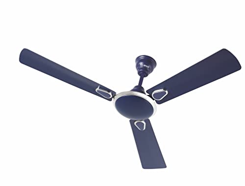 Surya Grace 1200MM Ceiling Fans | for up-beat Living rooms, Bedrooms, Dens, Common Areas, Home and Office (Blue)