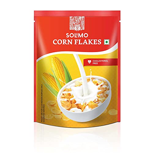 Amazon Brand – Solimo CornFlakes, 1.2Kg
