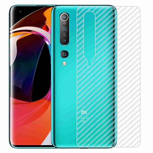 Kite Digital Compatible with Redmi Note 10 Back Screen Protective Film Carbon Fiber Skin Transparent Screen Guard Sticker