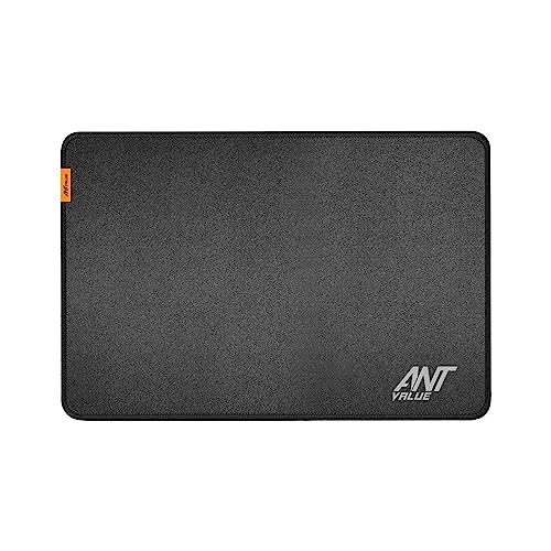 Ant Value MM270 Gaming Mouse Pad-M- Medium with Stitched Edges, Waterproof Non-Slip Base for Gaming & Office – Black