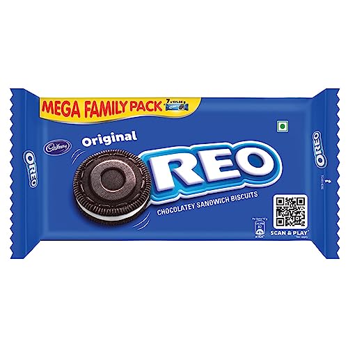 Oreo Cadbury Vanilla Flavour Crème Sandwich Biscuit, 918.75 g Mega Family Pack
