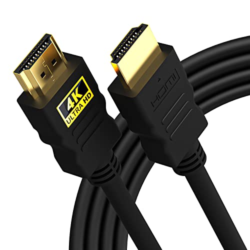 Sounce HDMI Cable 4K High-Speed HDMI Cord 18Gbps with Ethernet Support 4K 60Hz Compatible with UHD TV, Monitor, Computer, Xbox 360, PS5 PS4, Blu-ray, and More 1.5 Meter (5FT, Black)