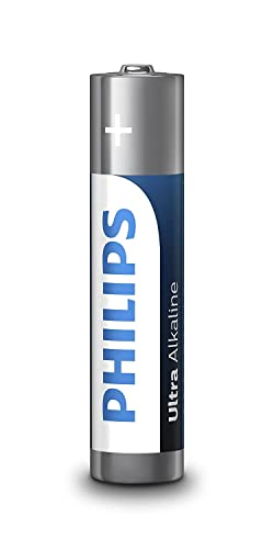 PHILIPS Ultra Alkaline Battery AAA (LR03E2B/97) – Pack of 2 – Top Performance, Ease of Use, Environmentally Responsible
