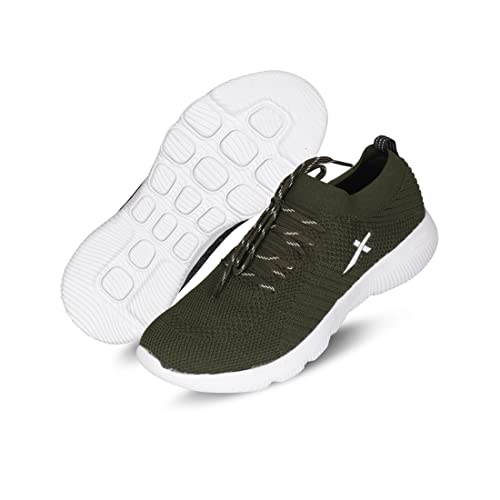 Vector X RS-7200 Running/Jogging Shoes for Men Olive Green
