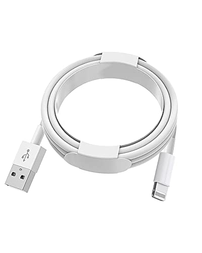 Ellies Apple MFi Certified iPhone Charger Cord 3ft Lightning Cable Fast Charging High Speed Data Sync USB Cable Compatible with iPhone 13/12/11 Pro Max/XS MAX/XR/XS/X/8/7/Plus/6S iPad AirPods,White