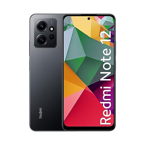 Redmi Note 12 (Lunar Black, 6GB RAM, 128GB Storage)