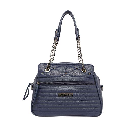 Caprese womens BELAIR NAVY Satchel – Small (SLBLASMNVY)