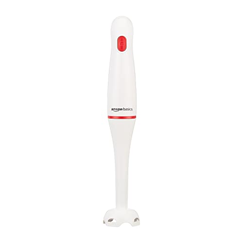 Amazon Basics 300W Hand Blender (White)