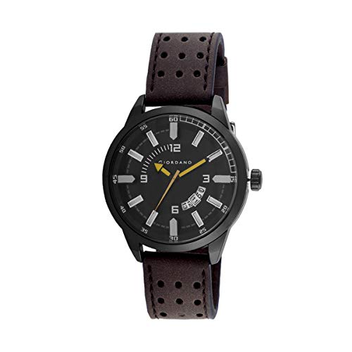 Giordano Black Dial Analogue Men’s Watch-C1188-02