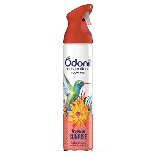 Odonil Destinations Room Air Freshener Spray 240ml – Tropical Sunrise| Long Lasting Fragrance