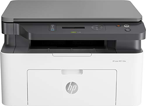 HP Laserjet 136w Compact Monochrome Multifunction Printer with Direct Wi-Fi (Print, Scan, Copy)