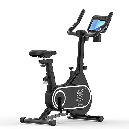 Lifelong Fit Pro Spin Fitness Bike with 6Kg Flywheel, Adjustable Resistance & Heart Rate Sensor for Fitness at Home Workouts (Max Weight Capacity: 100 kg) – Free Home Installation (LLSBB50, Black)