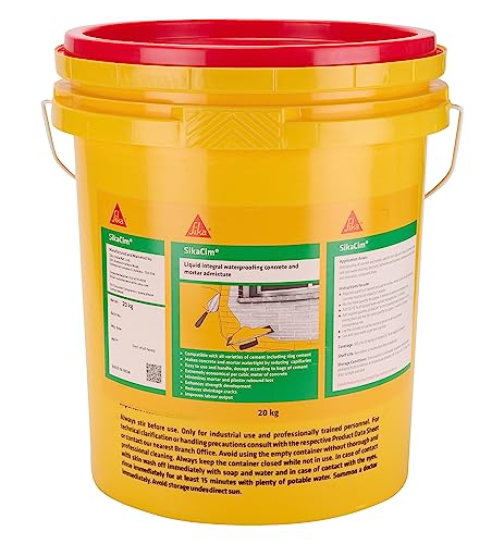 SIKA – SikaCim – Liquid waterproofing concrete and mortar admixture, for slabs, beams and columns – 20kg