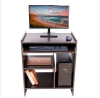 Ebee Engineered Wood Computer Desk(Modular, Finish Color – Wenge, DIY(Do-It-Yourself))