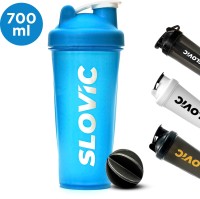 SLOVIC Shakers for Protein Shake 700 ml Shaker(Pack of 1, Blue, Plastic)