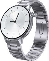 beatXP Evoke Neo 1.43” Super AMOLED Display with BT Calling, Premium Metal Body & IP67 Smartwatch(Ice Silver Strap, Free Size)