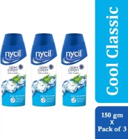 NYCIL Germ Expert Cool Classic Prickly Heat and Cooling Powder ( Pack of 3)(3 x 150 g)
