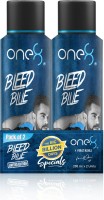 one8 by Virat Kohli Bleed Blue Deo (Pack of 2) Deodorant Spray  –  For Men(400 ml, Pack of 2)