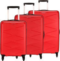Kamiliant by American Tourister TRIPRISM SPINNER 3PC SET RED Cabin & Check-in Set – 30 inch