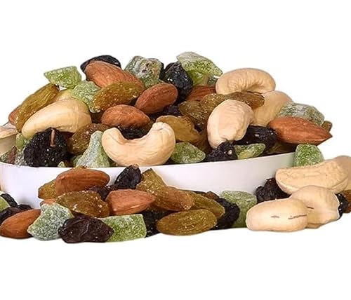 Organic Purify Premium Mix Dry Fruits and Nuts with Almonds| Cashew| Kishmish | Apricot | Black Raisins | kiwi | Dry Fruits, Seeds & Nuts – 900g