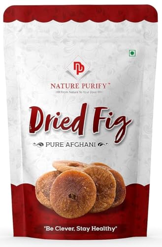 Nature Purify Healthy Dry Fruit Dried Figs Afghani Anjeer | Afghani Anjeer Figs Dry Fruits Anjir (Dried Figs) Dry Fruits Anjeer Big and Soft (1000 Grams)