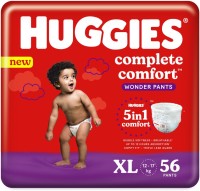 Huggies Complete Comfort Wonder Pants, with 5 in 1 Comfort Pant Diapers – XL(56 Pieces)