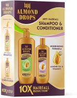 BAJAJ Almond Drops Anti Hairfall Shampoo and Conditioner Combo Kit(515 ml)