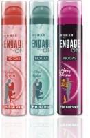 Engage ON Perfume Spray 100ml each Perfume Body Spray  –  For Women(300 ml, Pack of 3)