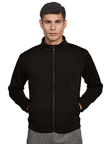 Integriti Men’s FASH Jacket (REBEL-J-CT-339 FSFLZP BK_Black_M)