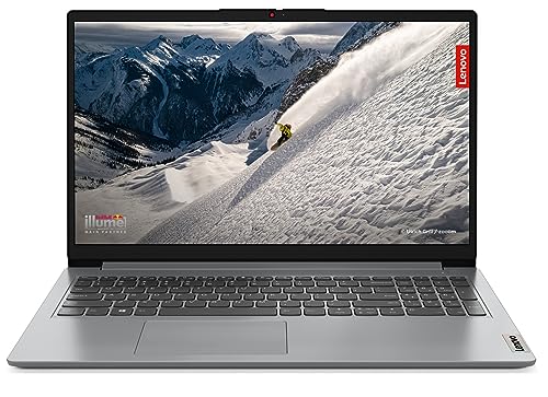 Lenovo Ideapad 1 AMD Ryzen 5 5500U 15.6″ (39.62cm) FHD Thin & Light Laptop (8GB/512GB SSD/Windows 11/Office 2021/1Yr Warranty/Cloud Grey/1.6Kg), 82R400BRIN
