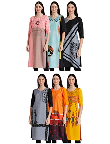 Pinkmint Kurti for Women, Kurta for Women, Kurti, Digital Printed Kurta, Women’s Casual Kurta, Kurta Set, Office Wear Kurta, Straight Kurta, Kurta Combo