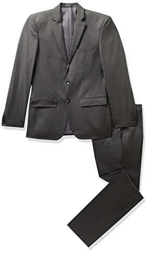 Park Avenue Men’s Slim Fit Suit (8907575397097_PMDS03119-G6_Dark Grey_92)