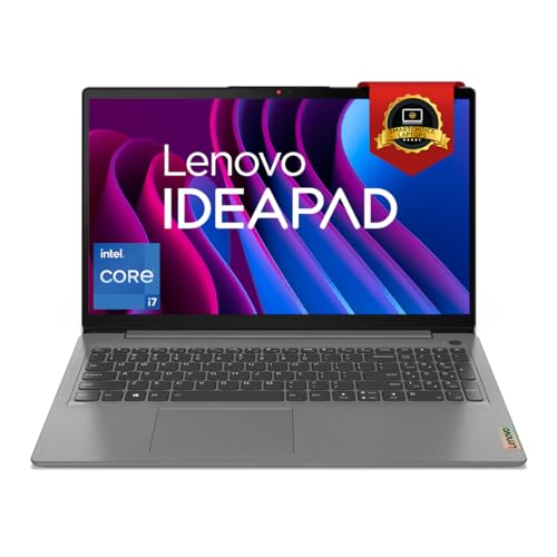 Lenovo IdeaPad Slim 3 Intel Core i7 11th Gen 15.6″ (39.62cm) FHD Laptop (16GB/512GB SSD/Win 11/Office 2021/1 Year Warranty/Arctic Grey/1.65Kg), 82H803LNIN