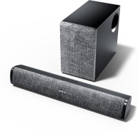 Mivi Fort S48 Soundbar With Subwoofer, 48W, 2.1 Channel, BT V5.3 Sound bar 48 W Bluetooth Soundbar(Black, 2.1 Channel)