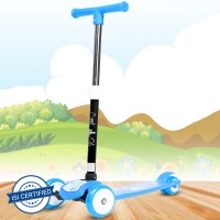 Little Olive Tikes Scooter For Kids 3 Years Above 4 Level Height PU Wheels with Brake(Blue)