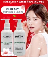 SKOOKUM Goat Milk Whitening Shower Gel Skin Whitening(2 x 300 ml)