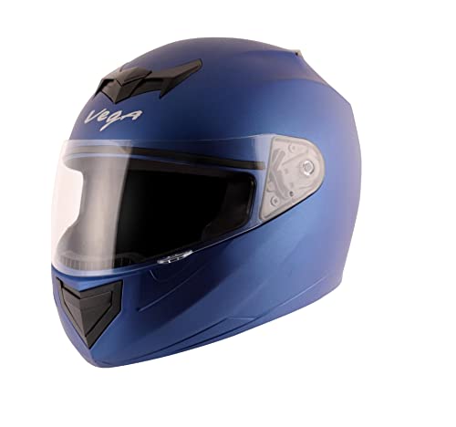 Vega Edge Dx Full Face Helmet Dull Blue, Size:L(59-60 cm)