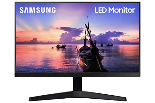 Samsung 24 inches LED 1920 x 1080 Pixels Flat Computer Monitor – Full HD, Super Slim AH-IPS Panel – LF24T352FHWXXL, (Dark Blue, Gray)