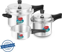 Pigeon Special Combo Pack 2 L, 3 L, 5 L Pressure Cooker(Aluminium)