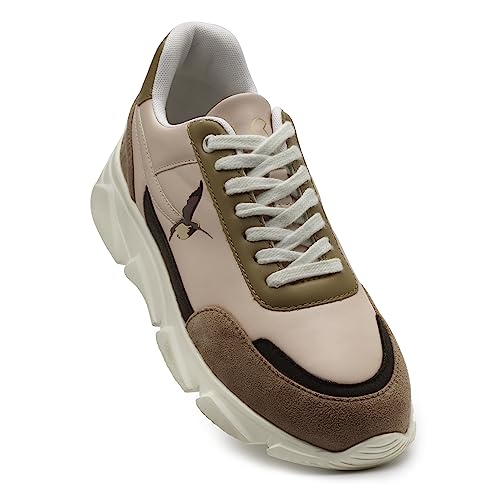 SOLETHREADS Birdie|Lightweight Comfortable Casual Sneakers Shoes for Women|UK6|Pink